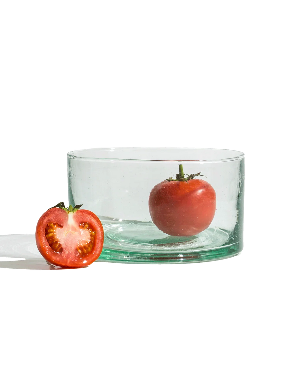 Recycled Glass Serving Bowl