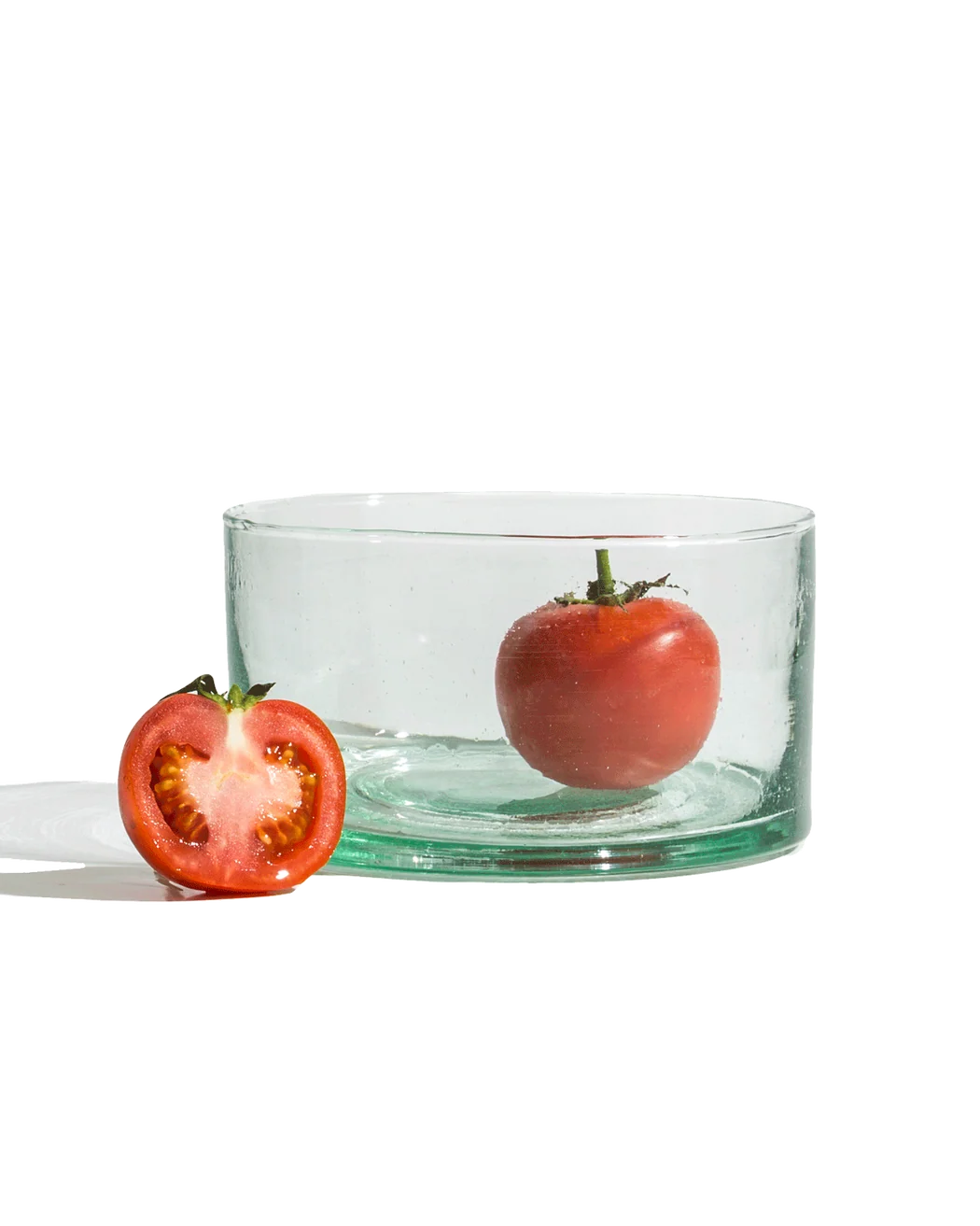 Recycled Glass Serving Bowl