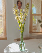 Recycled Glass Tall Carafe, Beverage Decanter