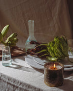 Recycled Glass Tall Carafe, Beverage Decanter