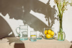 Recycled Glass Water Pitcher, Serving Jug