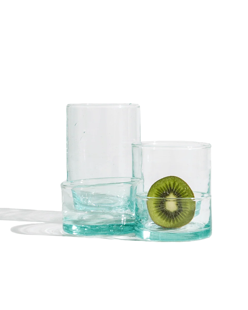 Recycled Glass Tumbler Water Cup Set of 6