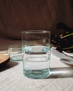 Recycled Glass Tumbler Water Cup Set of 6