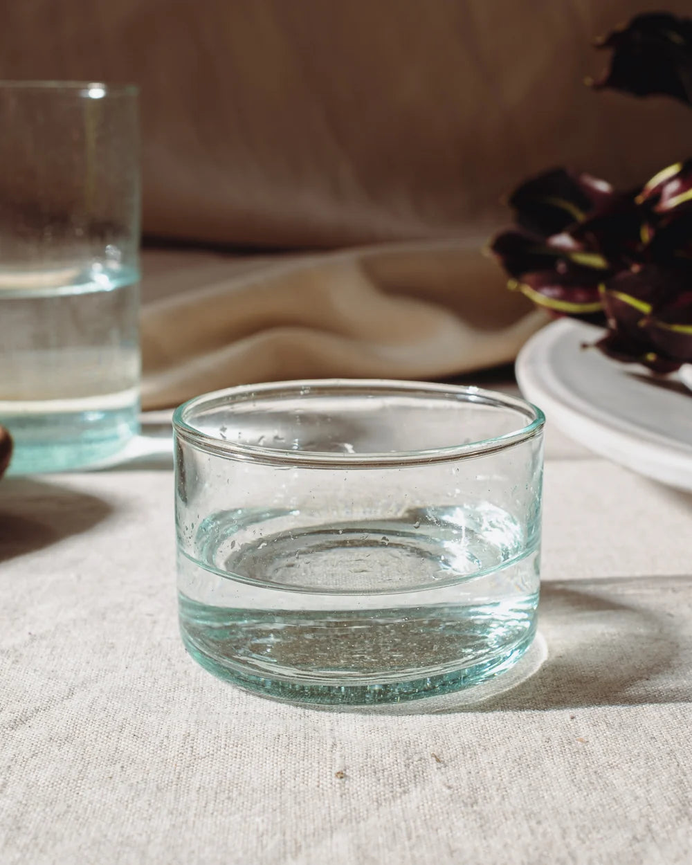 Recycled Glass Tumbler Water Cup Set of 6