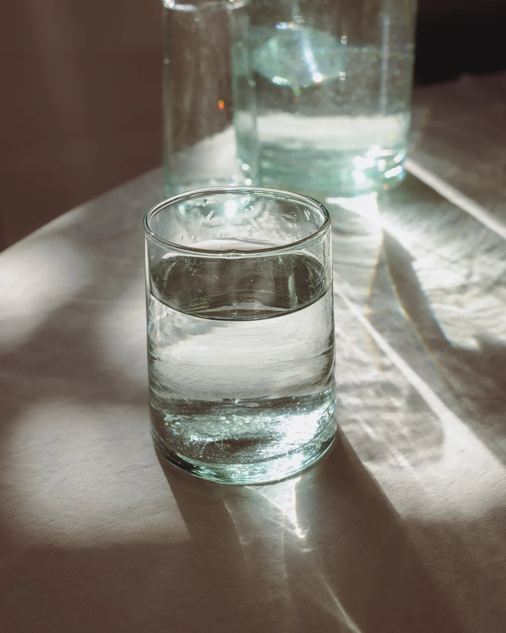Recycled Glass Tumbler Water Cup Set of 6