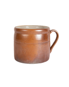 Vintage Ceramic Storage Jar with Handle