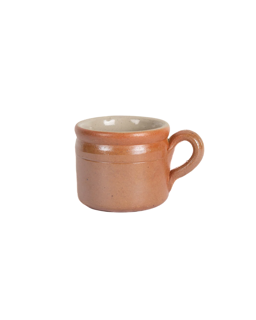 Vintage Ceramic Storage Jar with Handle