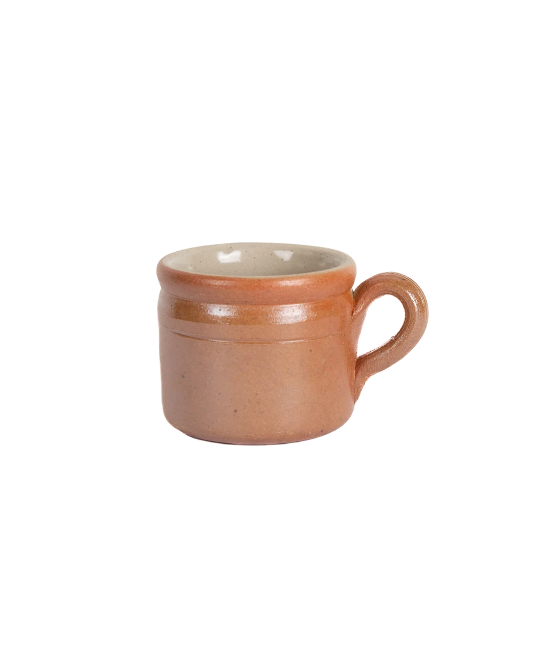 Vintage Ceramic Storage Jar with Handle