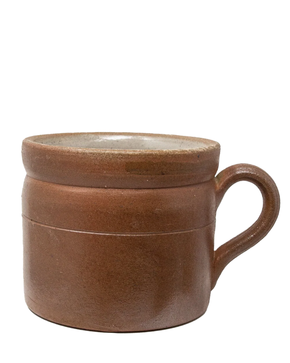Vintage Ceramic Storage Jar with Handle