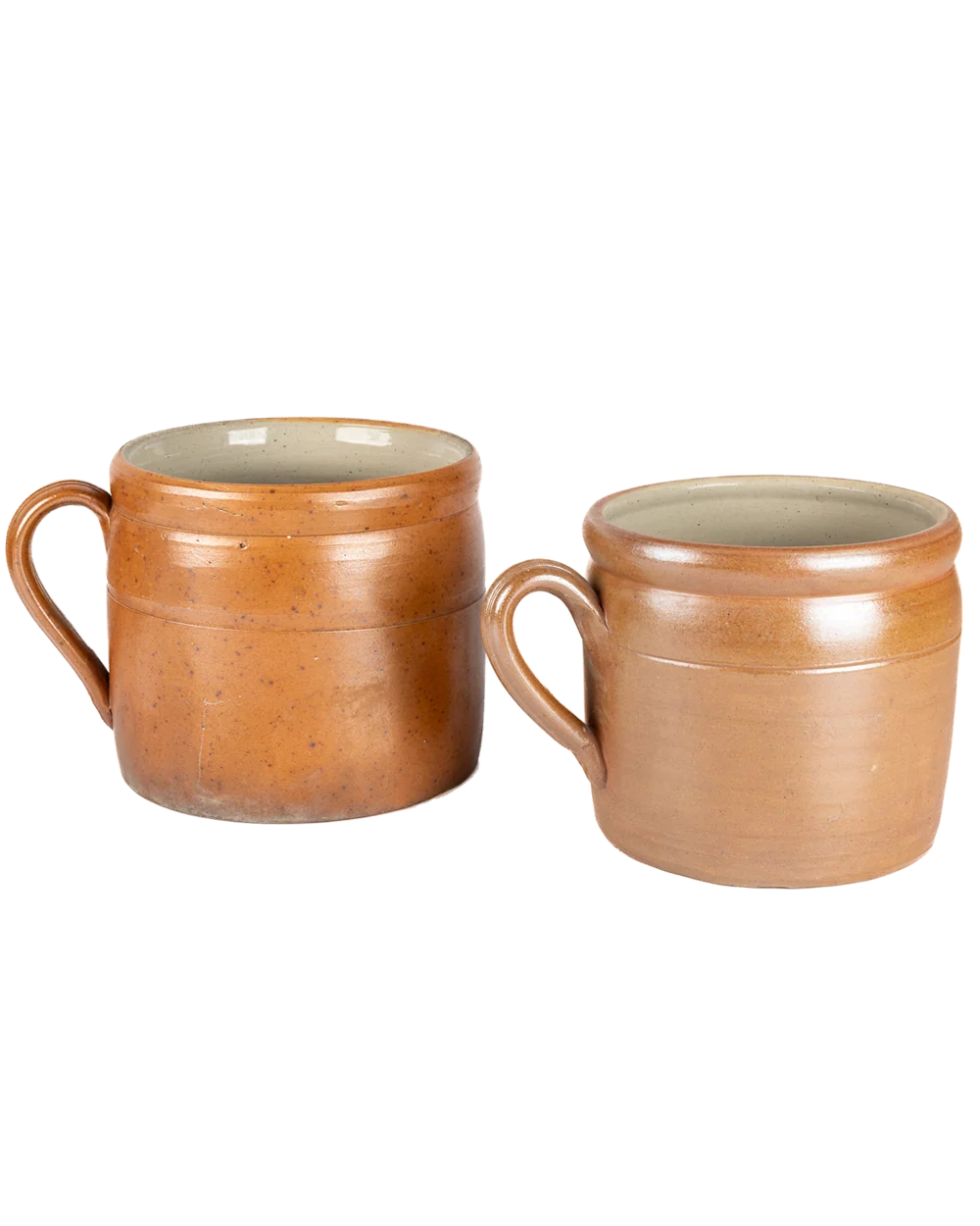 Vintage Ceramic Storage Jar with Handle