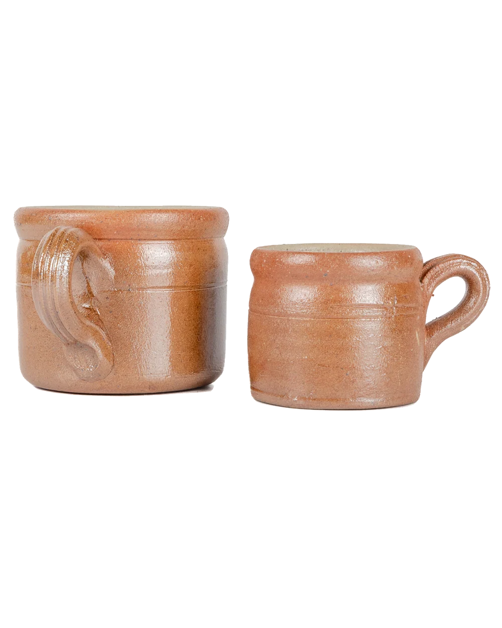 Vintage Ceramic Storage Jar with Handle