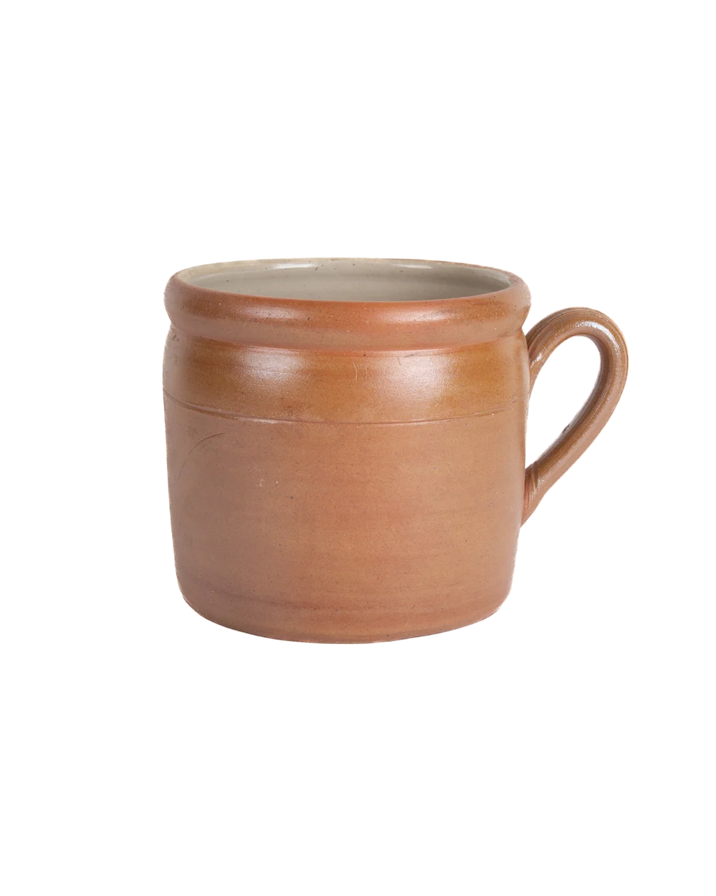 Vintage Ceramic Storage Jar with Handle