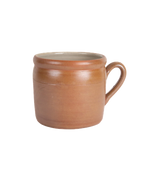 Vintage Ceramic Storage Jar with Handle