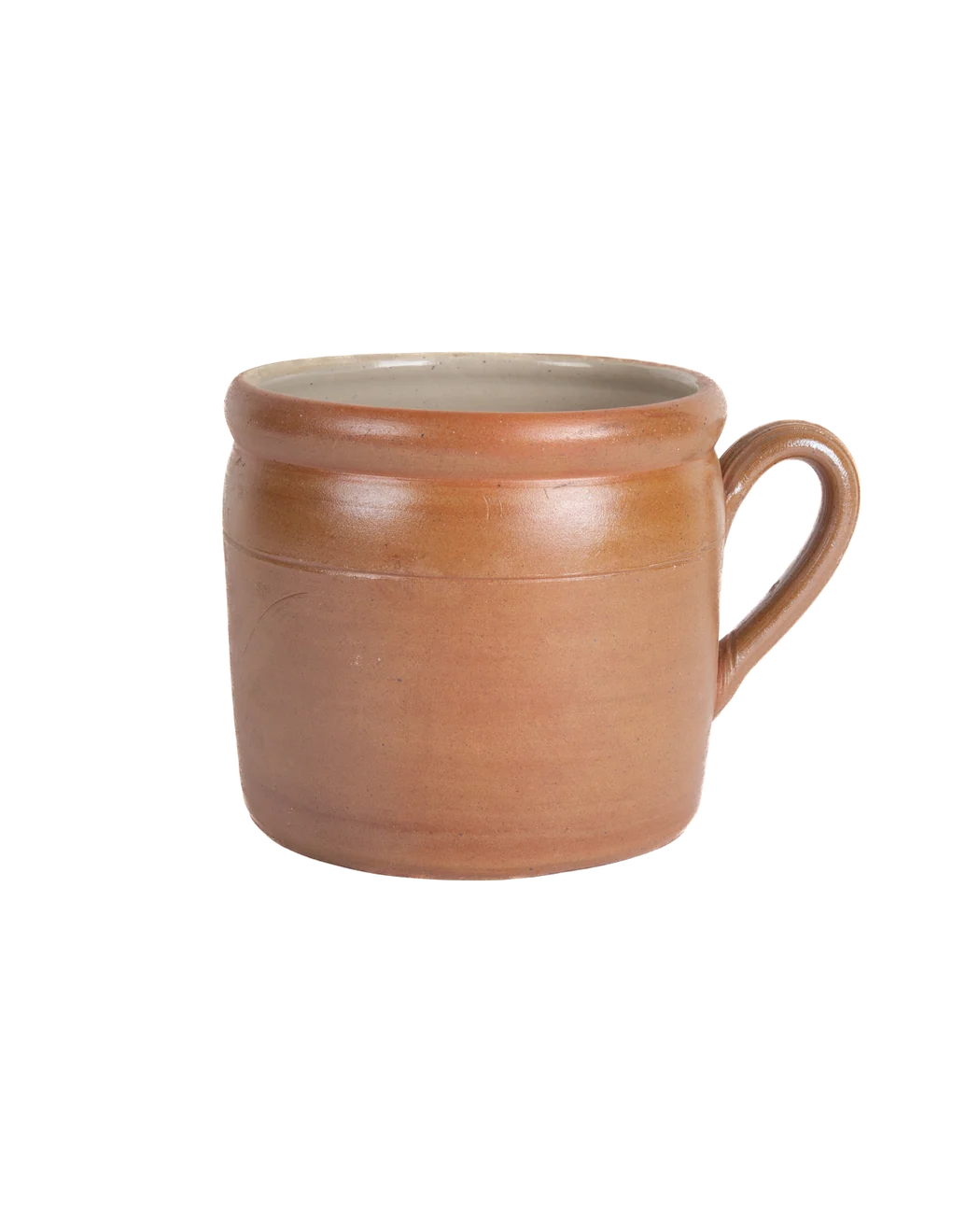Vintage Ceramic Storage Jar with Handle