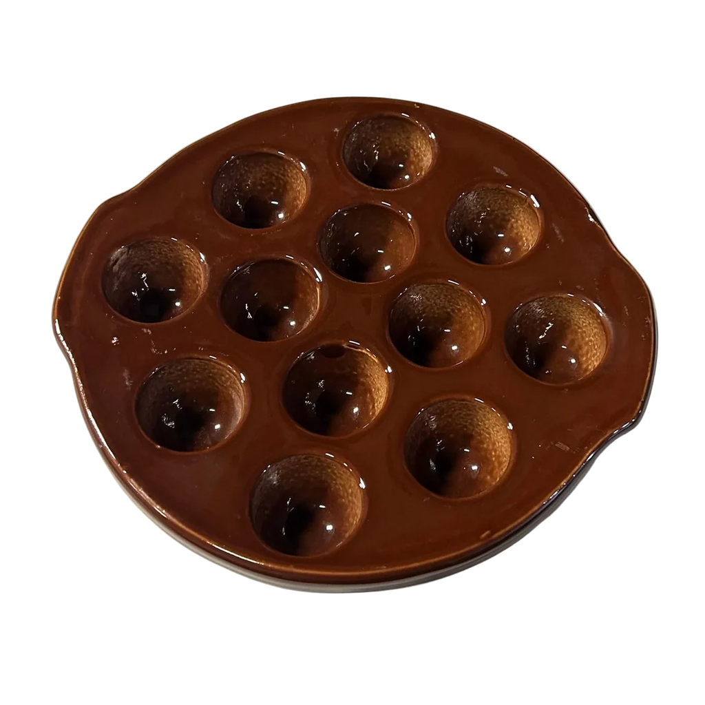 Vintage Ceramic Escargot Baking Plate