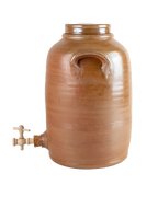 Vintage Beverage Dispenser Stoneware Water Jug