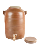 Vintage Beverage Dispenser Stoneware Water Jug
